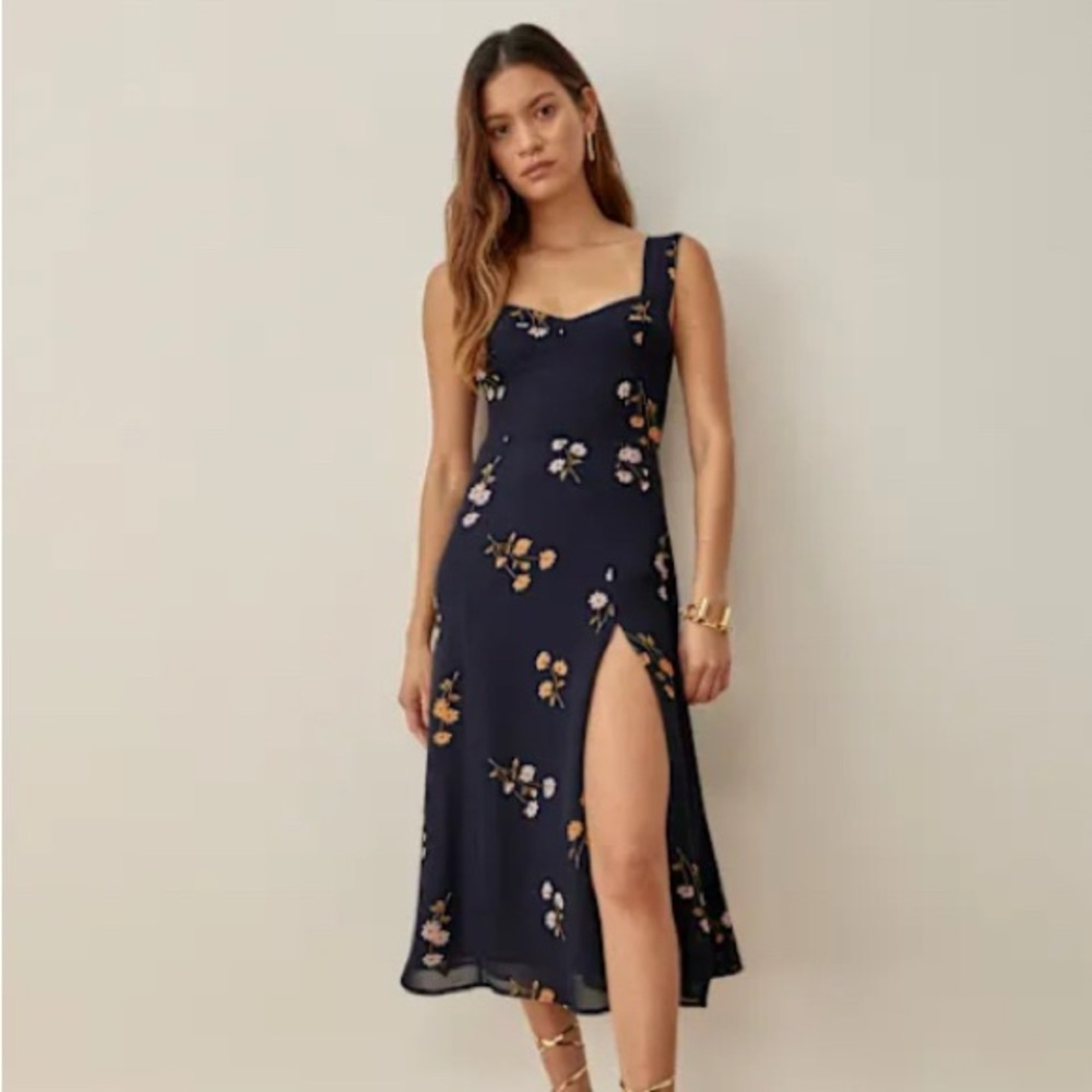 Reformation Petites Fulton Dress Princess Margaret - Size 4P